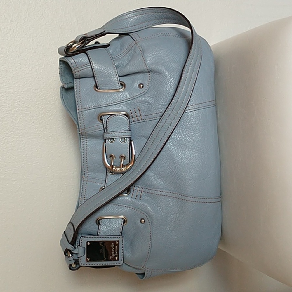 EUC | Light Blue Tignanello Magnetic Closure Handbag - Picture 10 of 10